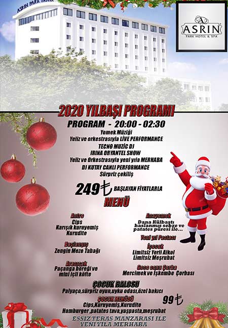 Asrın Park Otel Ankara Yılbaşı Programı 2020