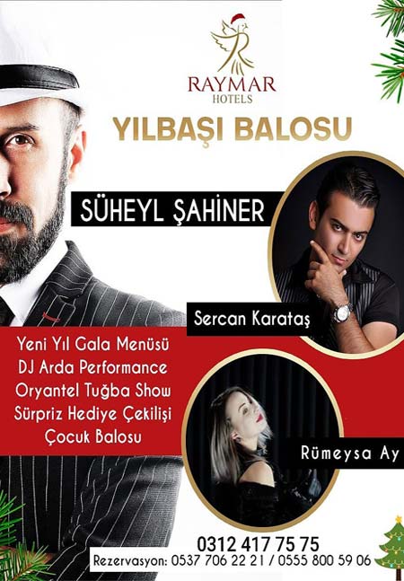 Raymar Otel Ankara Yılbaşı Programı 2020