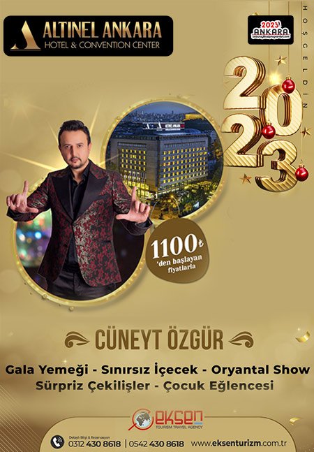 Altınel Hotel Ankara Yılbaşı 2023