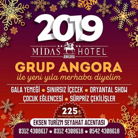 Midas Hotel Yılbaşı  2019