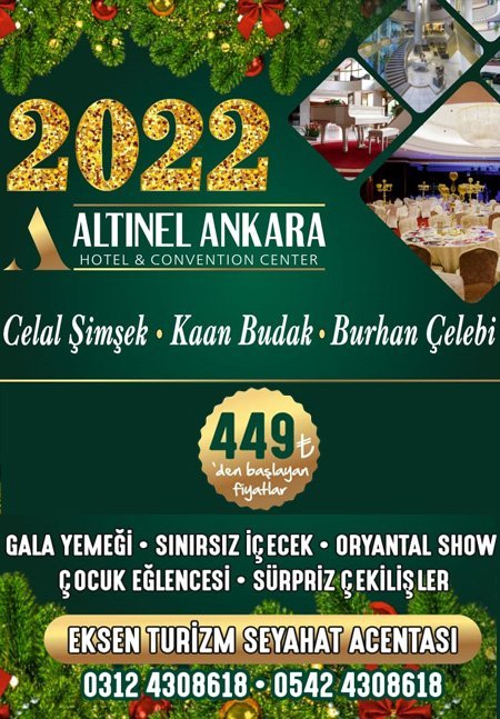 Altınel Hotel Ankara Yılbaşı 2022