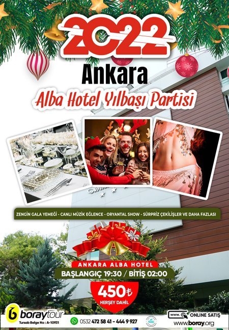 Alba Hotel Ankara Yılbaşı Programı 2022