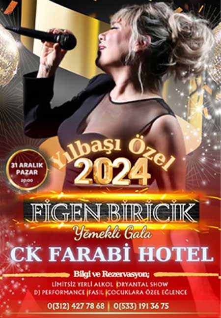 CK Farabi Otel Yılbaşı 2024