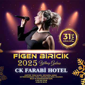 CK Farabi Hotel Yılbaşı 2025 Programı