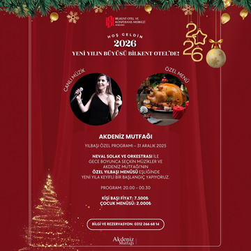 Ankara Bilkent Otel Yılbaşı 2026