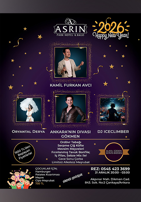 Asrın Park Hotel & Balo Yılbaşı 2026