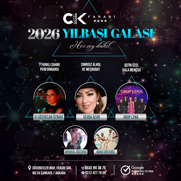 CK Farabi Otel Yılbaşı Programı 2026
