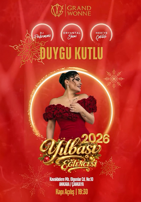 Grand Wonne Hotel Ankara Yılbaşı 2026