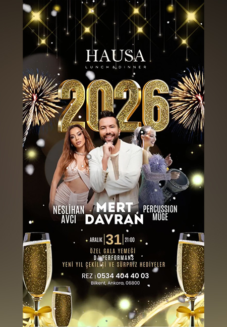 Hausa Lunch & Dinner 2026 Ankara Yılbaşı