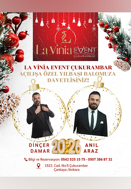 La Vinia Event Çukurambar Ankara Yılbaşı 2026