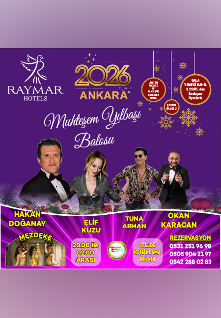 Raymar Hotels Ankara Yılbaşı 2026