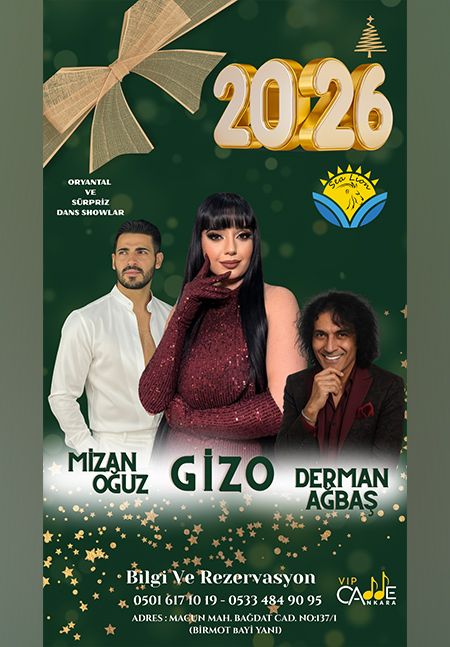 VIP Cadde Ankara Yılbaşı Programı 2026